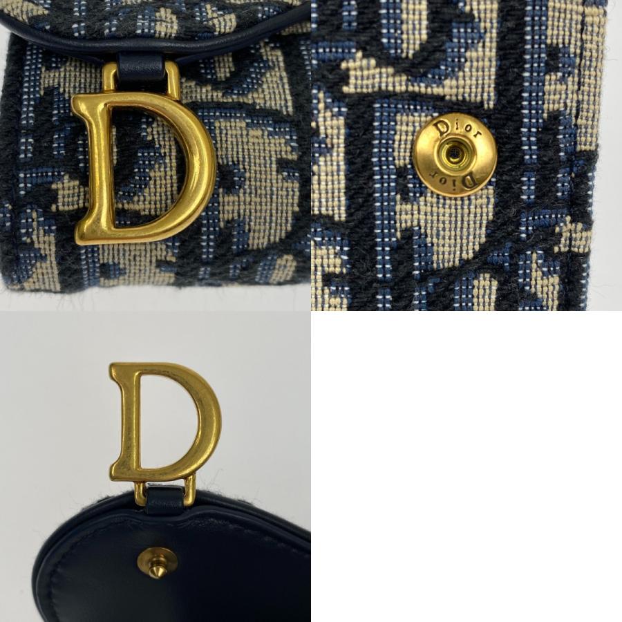 ##Christian Dior クリスチャンディオール 3つ折り財布 S5912CTZQ M928 ブルー Christian Dior クリスチャンディオール 3つ折り財布 S5912CTZQ M928