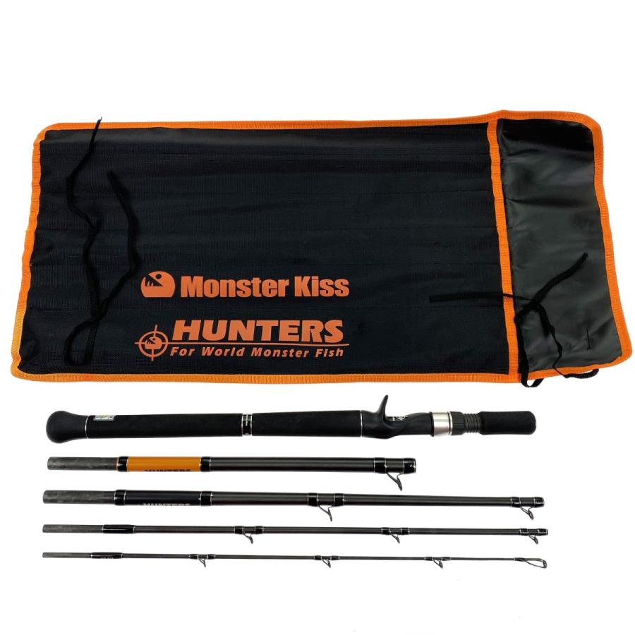 ⑥美品 モンスターキス ハンターズHT-6/7 Bushman 怪魚ハンター HUNTERS HT-6/7 - Monster Kiss モンスターキス