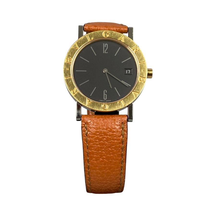 BVLGARI（ブルガリ） ## 腕時計 18K 黒文字盤 クォーツ 稼働品 BB33