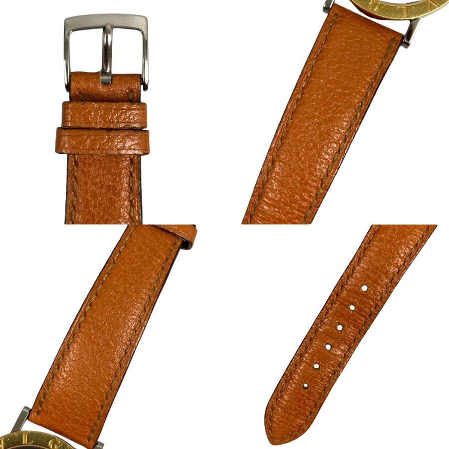 BVLGARI（ブルガリ） ## 腕時計 18K 黒文字盤 クォーツ 稼働品 BB33