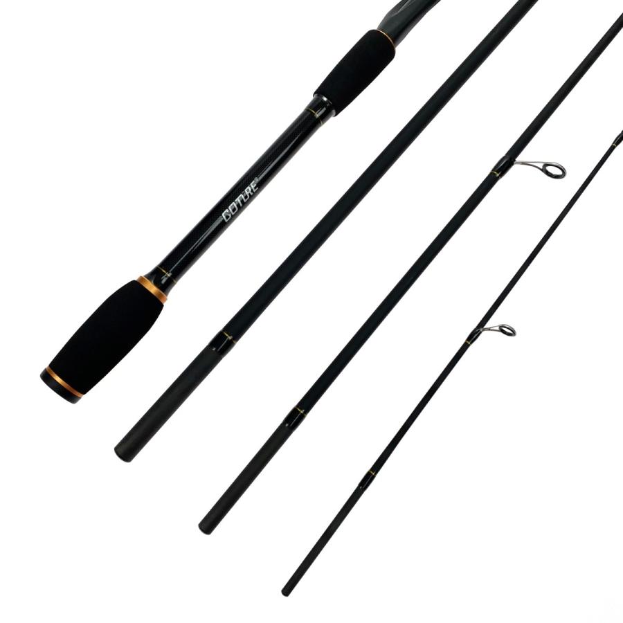 Goture Xceed 864ML-S スピニングロッド 4ピース GOTURE ゴチュール XCEED 864ML-S スピニングロッド ケース付 やや傷や