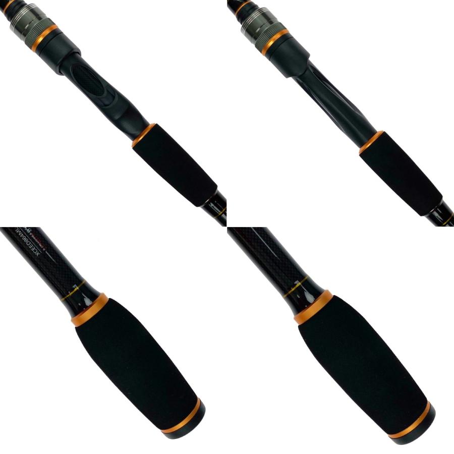Goture Xceed 864ML-S スピニングロッド 4ピース GOTURE ゴチュール XCEED 864ML-S スピニングロッド ケース付 やや傷や