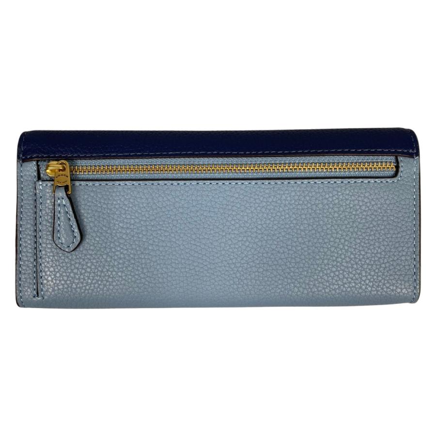 COACH（コーチ） ## ミラ ロング フラップ ウォレット・カラーブロック