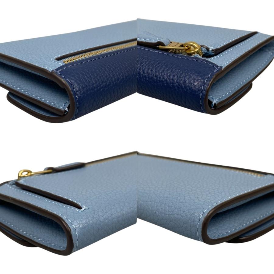 COACH（コーチ） ## ミラ ロング フラップ ウォレット・カラーブロック