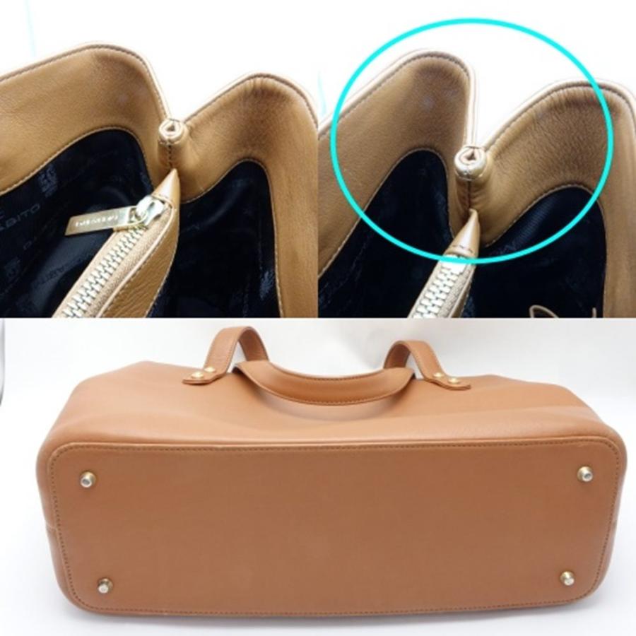 ⭐️未使用⭐️MORABITO　モラビト　トートバッグ　ハンドバッグ　ライトブラウン MORABITO - モラビト ハンドバッグ トートバッグ ミニボストン