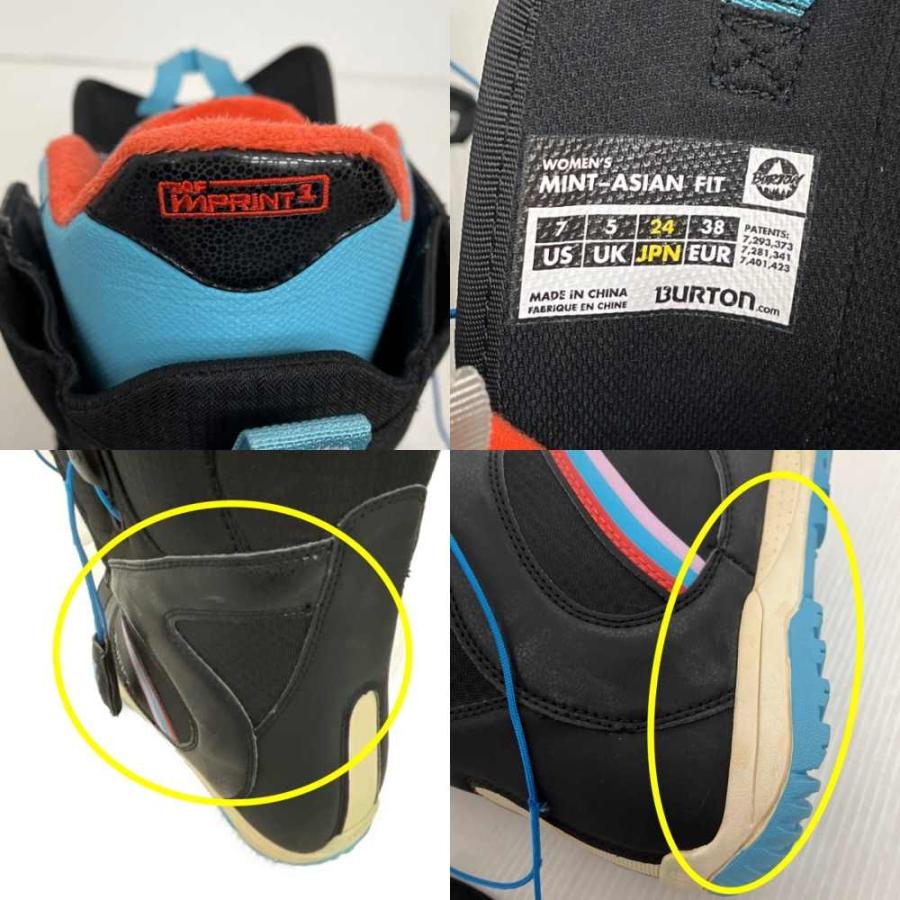バートンBurton Mint Asian Fit スノーボードブーツ 24.0 BURTON ◇◇ バートン スノーボード ブーツ 24.0cm MINT-ASIAN