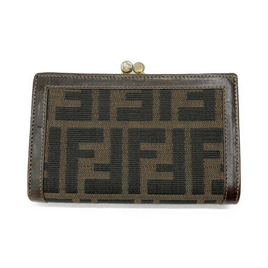 FENDI（フェンディ） ◇◇ 2つ財布 がま口財布 ズッカ T5687 やや傷や
