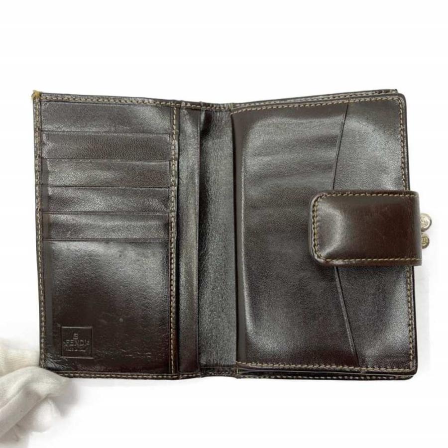 FENDI（フェンディ） ◇◇ 2つ財布 がま口財布 ズッカ T5687 やや傷や