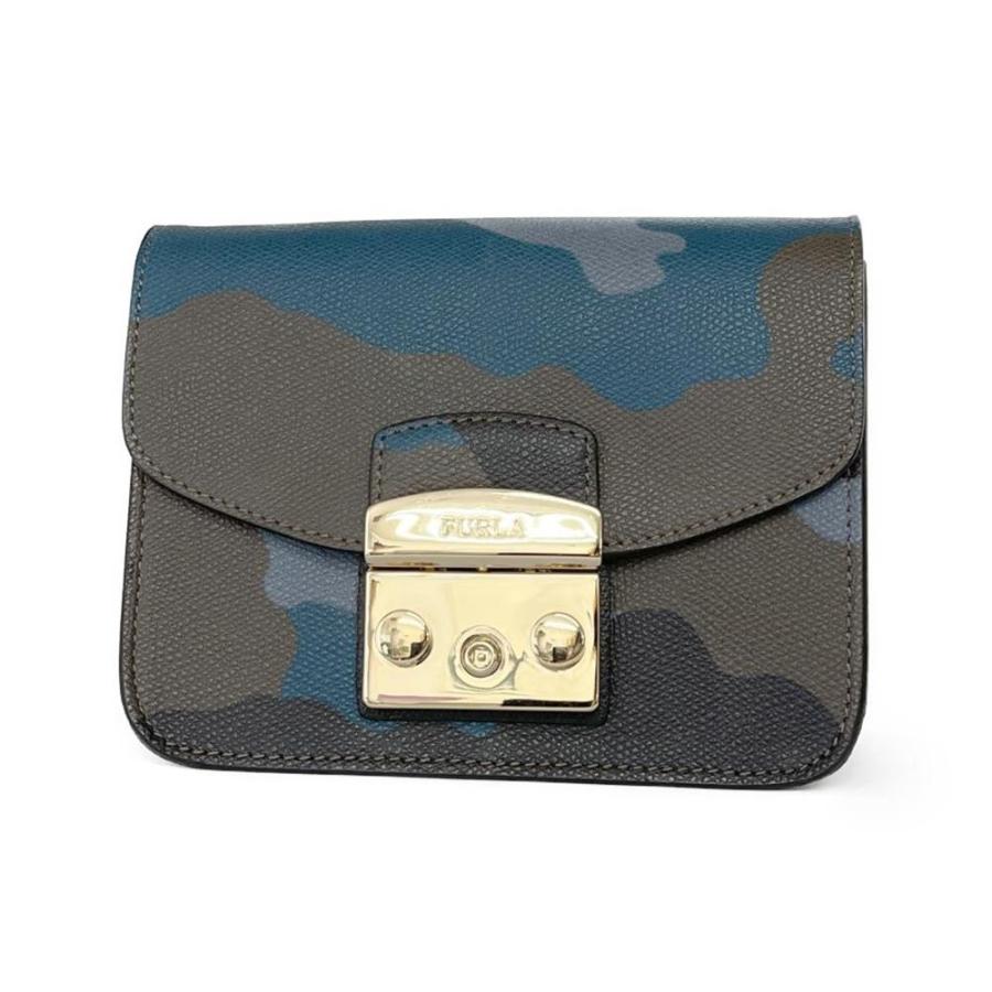 FURLA（フルラ） ◇◇ メトロポリス チェーンショルダーバッグ 迷彩柄 