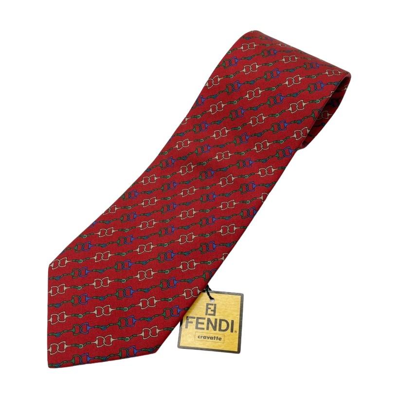 FENDI（フェンディ） ◇◇ ネクタイ レッド 未使用に近い : リサイクル
