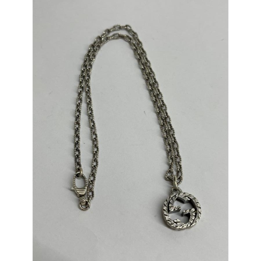 GUCCI ◇◇ グッチ ロッキングG ネックレス シルバー 4217G8402 GUCCI ◇◇ グッチ ロッキングG ネックレス シルバー 4217G8402