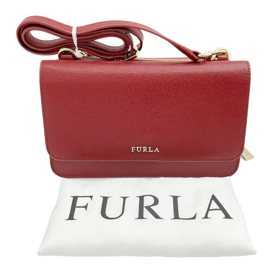 FURLA（フルラ） ◇◇ ショルダーバッグ レディース レッド 目立った傷 