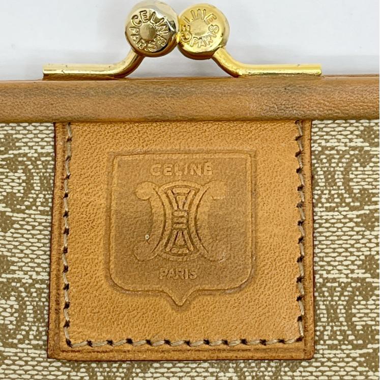 セリーヌがま口財布 CELINE（セリーヌ） ◇◇ がま口財布 マカダム コインケース M18