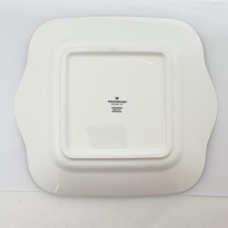 正規輸入品ウェッジウッド アレクサンドラ B&B プレート 皿 Wedgwood ウェッジウッド 皿 角皿 アレクサンドラ B&Bプレート 1枚
