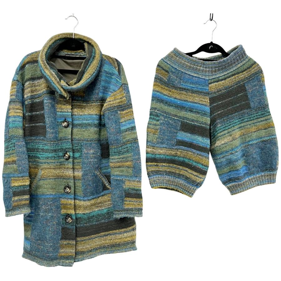 ◇◇ M.&KYOUKO エムアンドキョウコ セットアップ レディース 青/茶系  