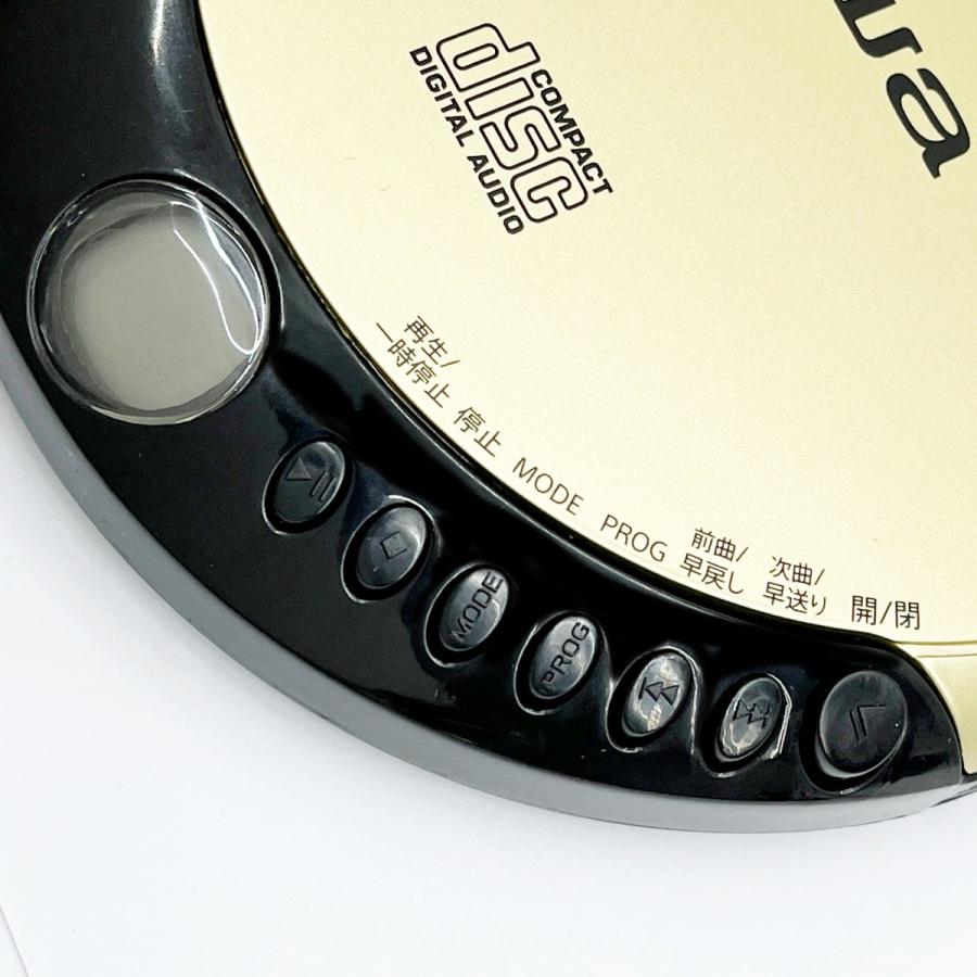 ◇◇ AIWA アイワ ポータブルCDプレーヤー ゴールド XP-A20 やや傷や