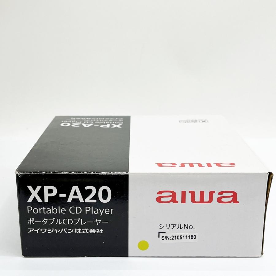 ◇◇ AIWA アイワ ポータブルCDプレーヤー ゴールド XP-A20 やや傷や