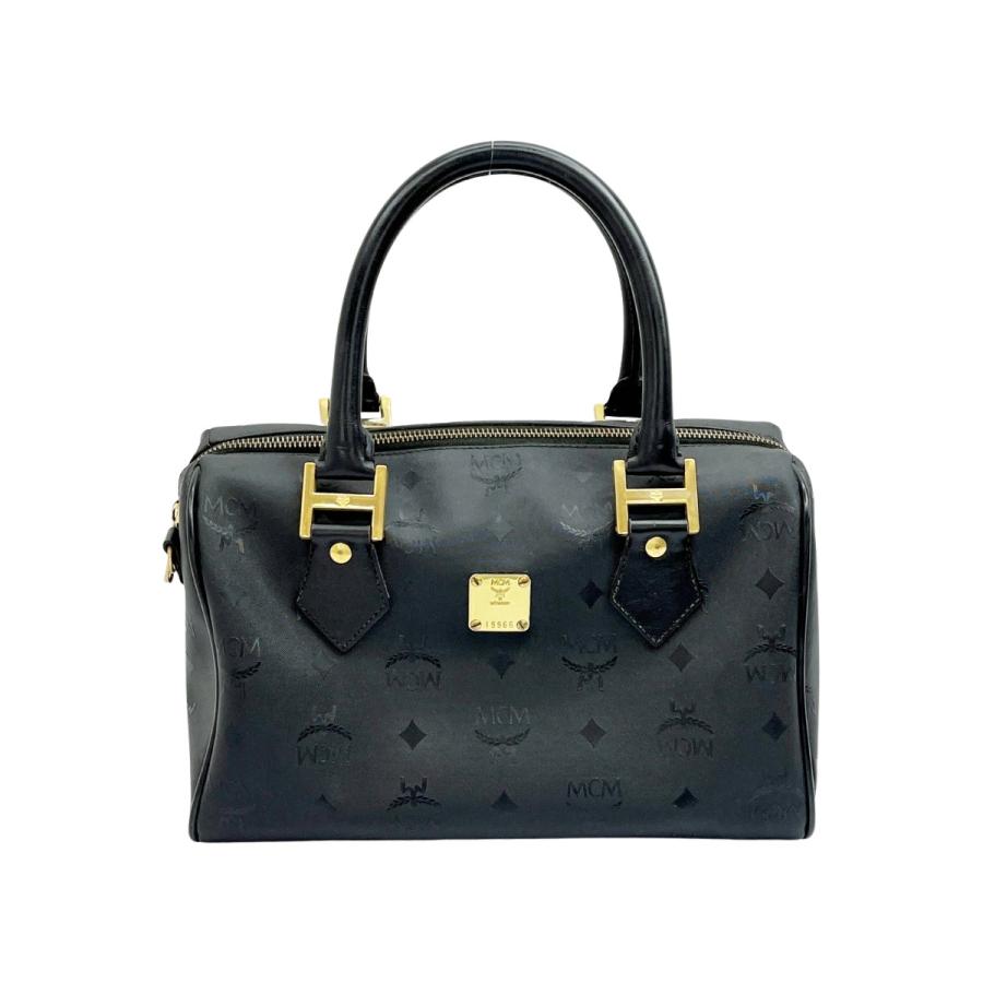 MCM ◇◇ エムシーエム ハンドバッグ レディース 2110-20 ブラック  