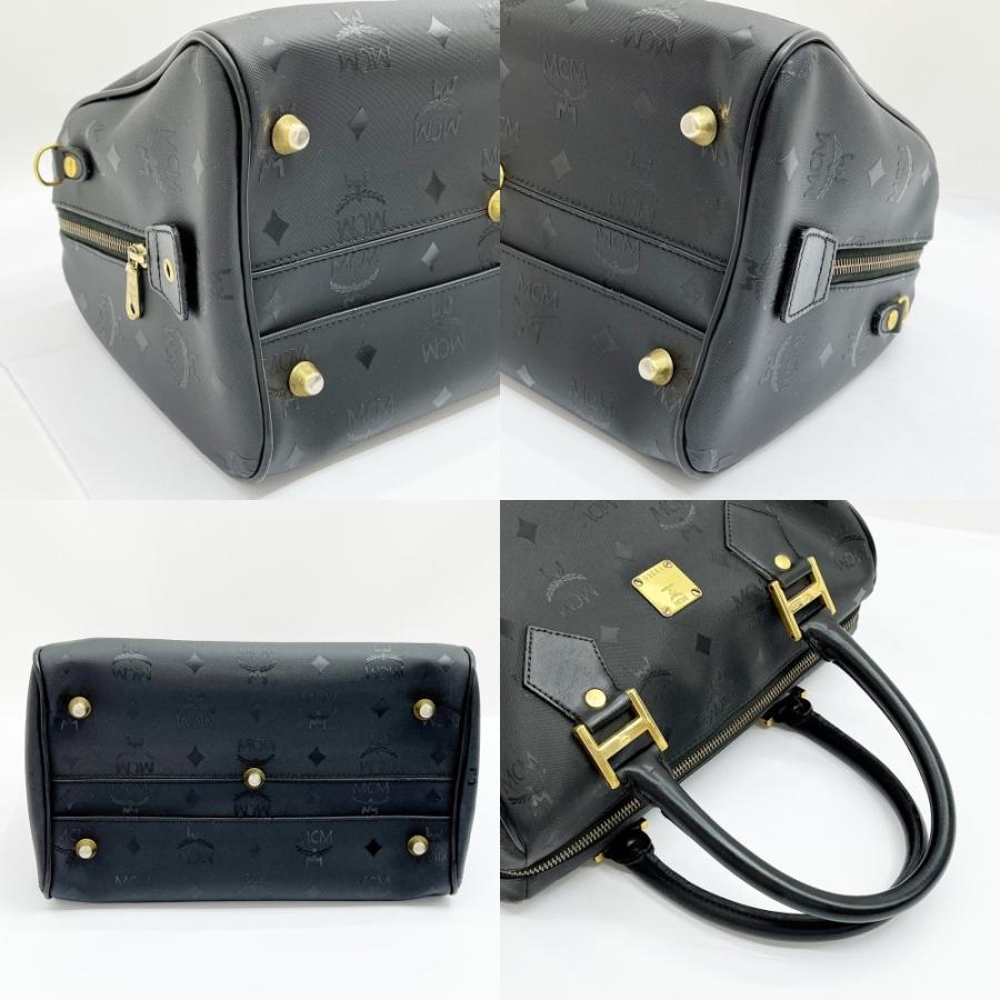 MCM ◇◇ エムシーエム ハンドバッグ レディース 2110-20 ブラック  