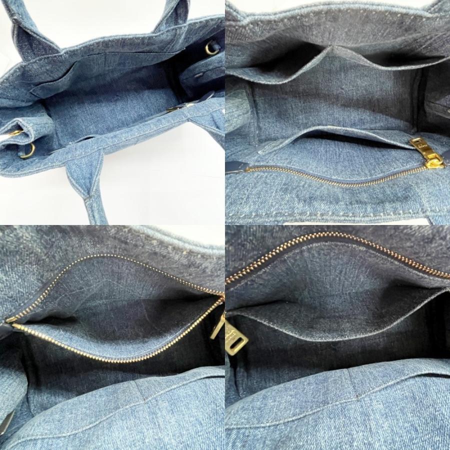 PRADA（プラダ） ◇◇ トートバッグ カナパ 2way デニム 布袋 
