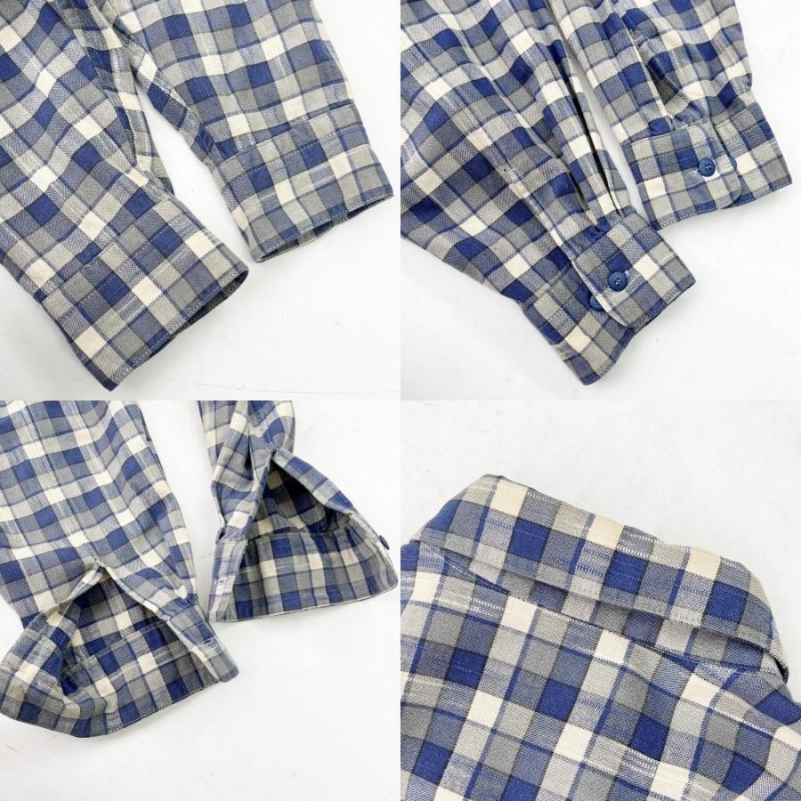 希少【ISSEY MIYAKE】リネン混/マドラス チェック/サッカー JKT 希少