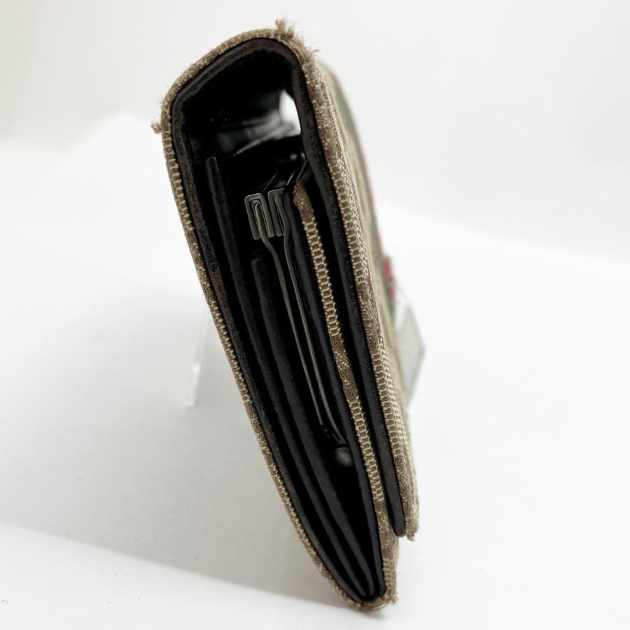 GUCCI（グッチ） ◇◇ 長財布 GGキャンバス 毛羽立ち有り 035.2888