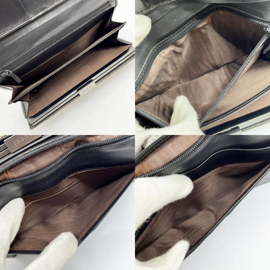 GUCCI（グッチ） ◇◇ 長財布 GGキャンバス 毛羽立ち有り 035.2888