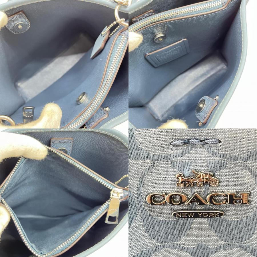 COACH（コーチ） ショルダーバッグ モリー バケット22 シグネチャー