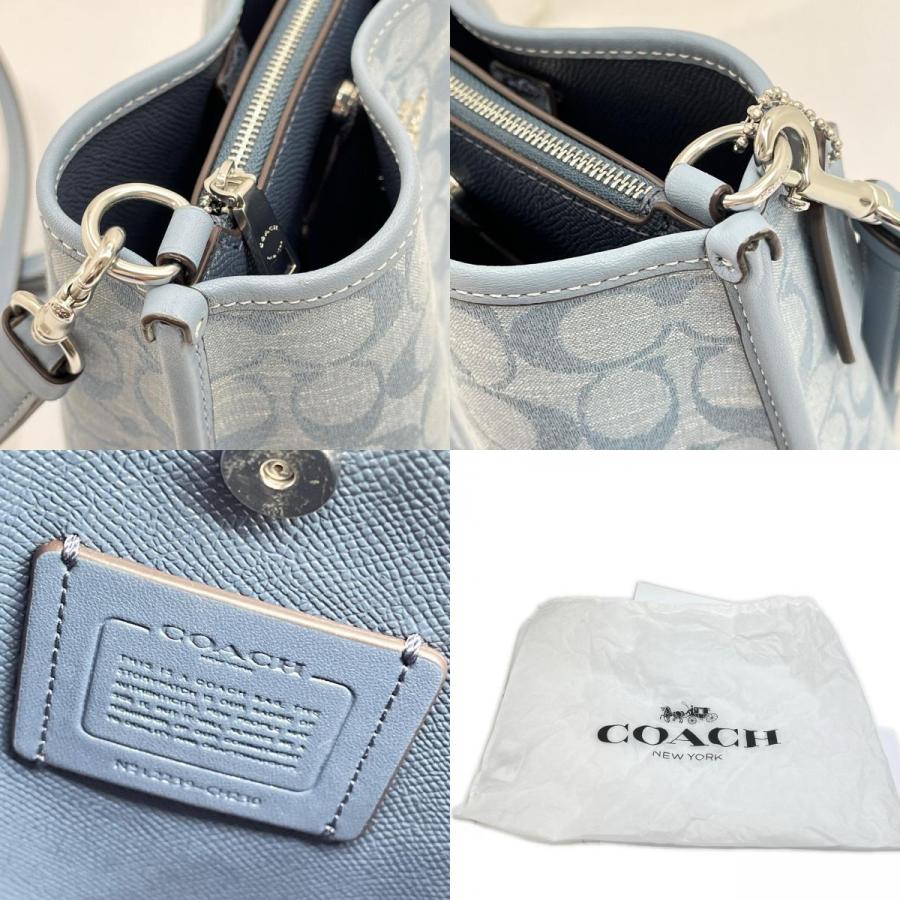 COACH（コーチ） ショルダーバッグ モリー バケット22 シグネチャー