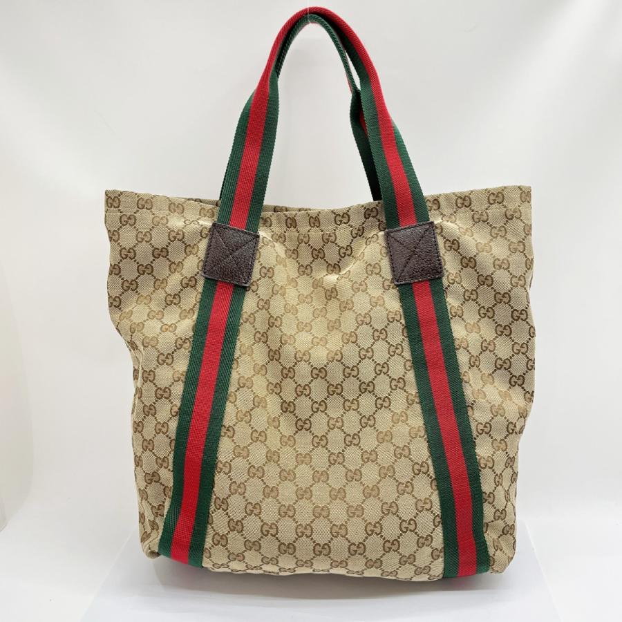 Gucci GGキャンバス ハンドバッグ 傷あり 傷あり GUCCI グッチ トートバッグ ハンドバッグ GGキャンバス