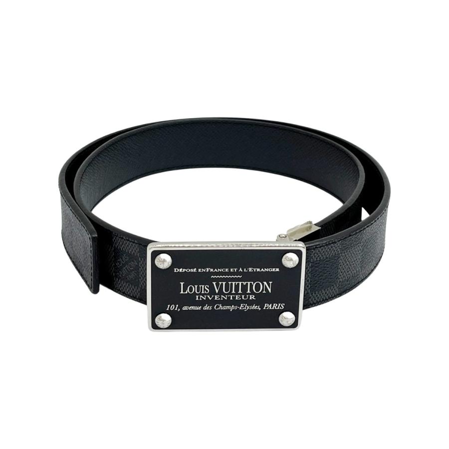 LOUIS VUITTON ◇◇ ルイヴィトン ベルト 34/85 ダミエ・グラフィット  