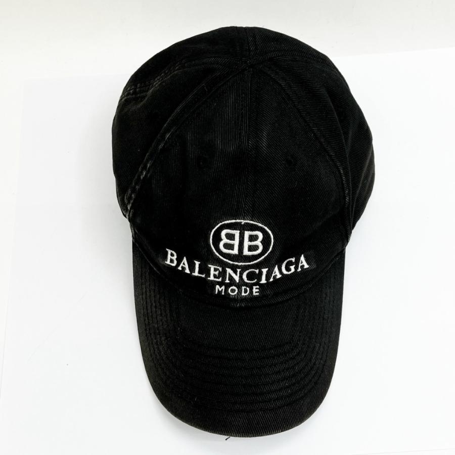 BALENCIAGA（バレンシアガ） ◇◇ BB MODE CAP キャップ 帽子 ブラック