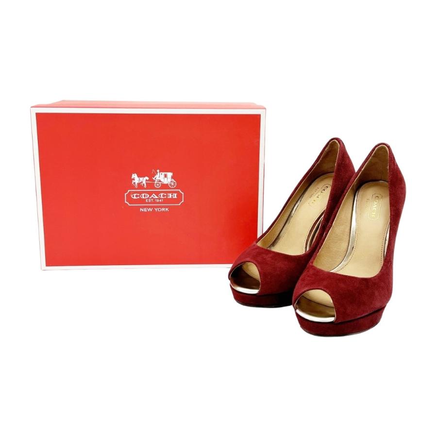 COACH（コーチ） ◇◇ オープントゥーパンプス ピンヒール SIZE 36