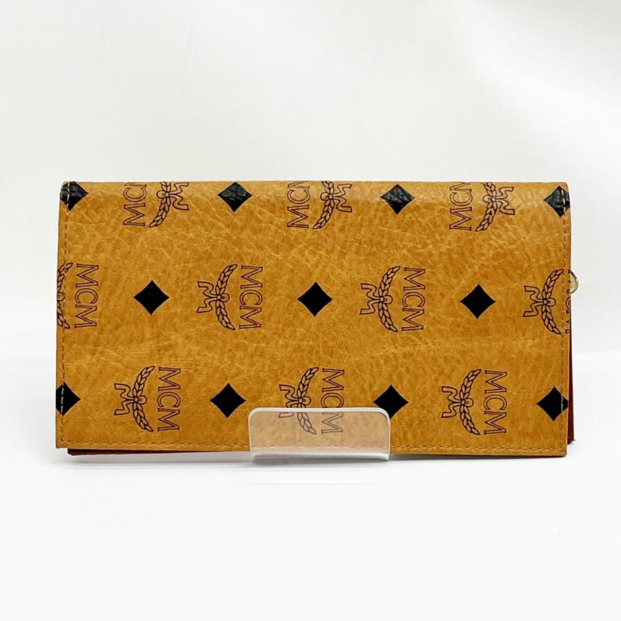 MCM（エムシーエム） ◇◇ 長財布 レディース ほつれ有 ブラウン やや 