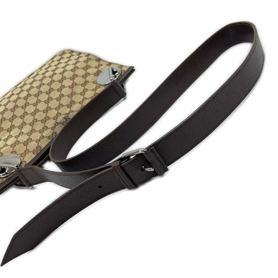 GUCCI（グッチ） ショルダーバッグ GGキャンバス 120841 ブラウン 傷や