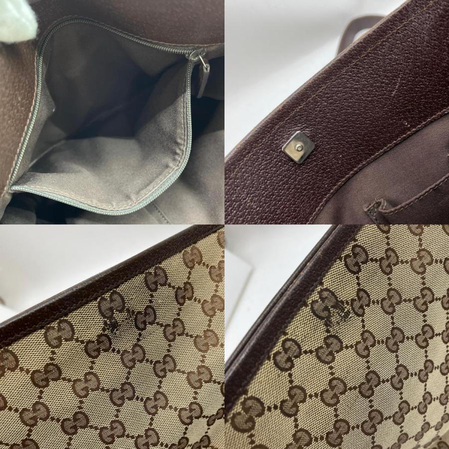 GUCCI（グッチ） ショルダーバッグ GGキャンバス 120841 ブラウン 傷や