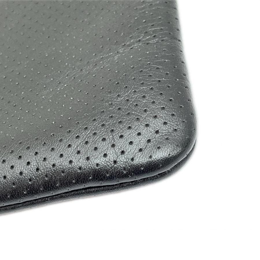 COACH（コーチ） パンチングレザークラッチバッグ F63066 ブラック