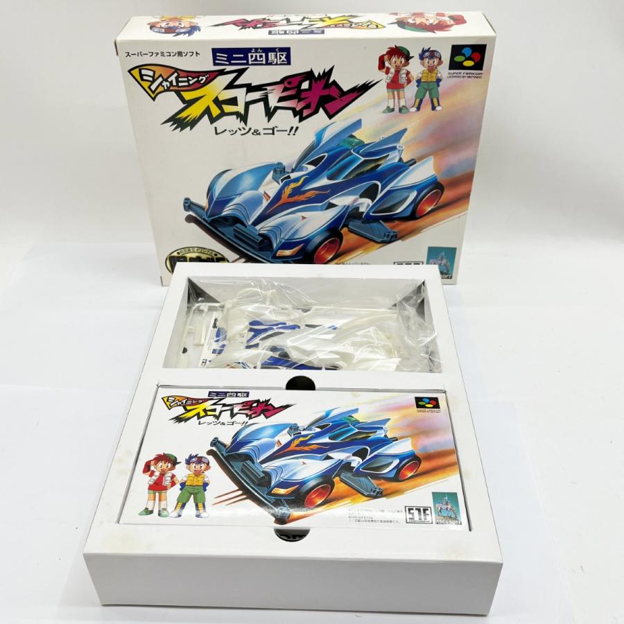 ◇◇ SFC ソフト 【ジャンク】ミニ四駆シャイニングスコーピオンレッツ