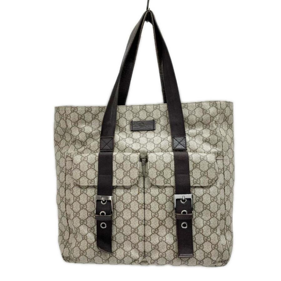 GUCCI グッチ GGキャンバス ハンドバッグ トートバッグ GUCCI（グッチ） トートバッグ GGスプリームキャンバス レザー