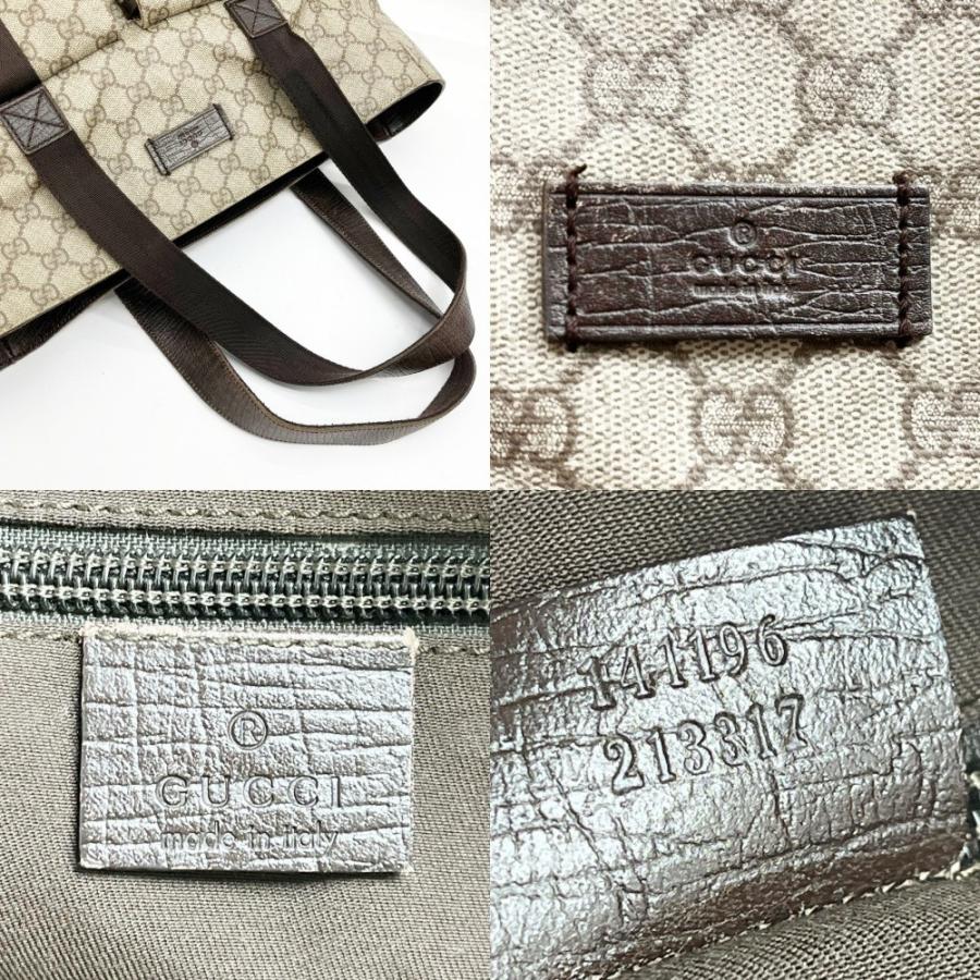 GUCCI（グッチ） トートバッグ GGスプリームキャンバス レザー
