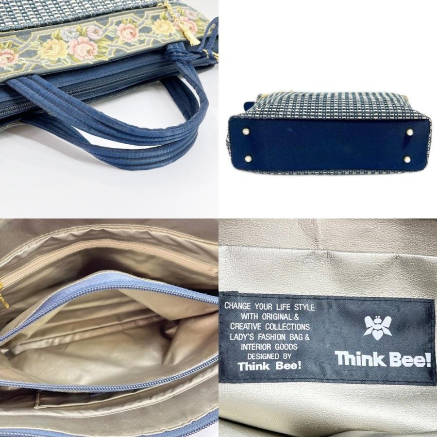 Think Bee シンクビー トートバッグ ハンドバッグ ポーチ付 レディース 