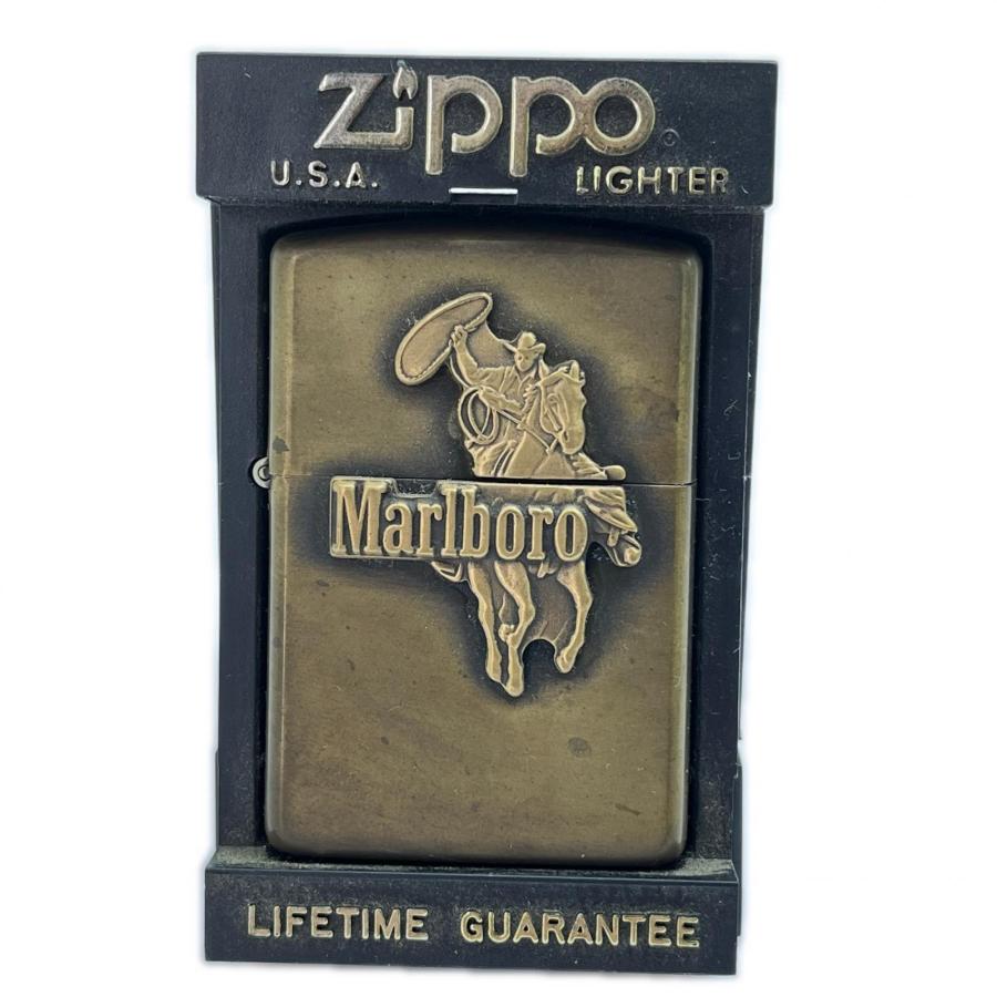 ZIPPO ジッポー Marlboro マルボロ限定モデル カウボーイ・馬 オイル