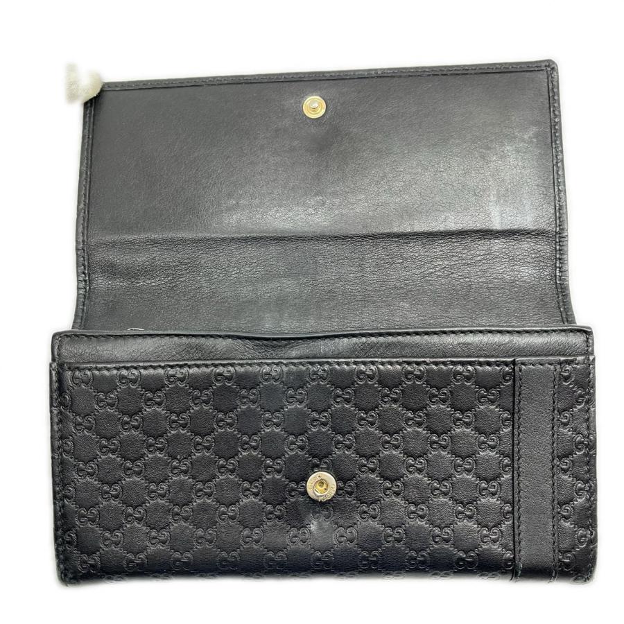 GUCCI マイクログッチシマ　バンブー　長財布 グッチ ラウンドファスナー長財布 マイクログッチシマ 307997 534563