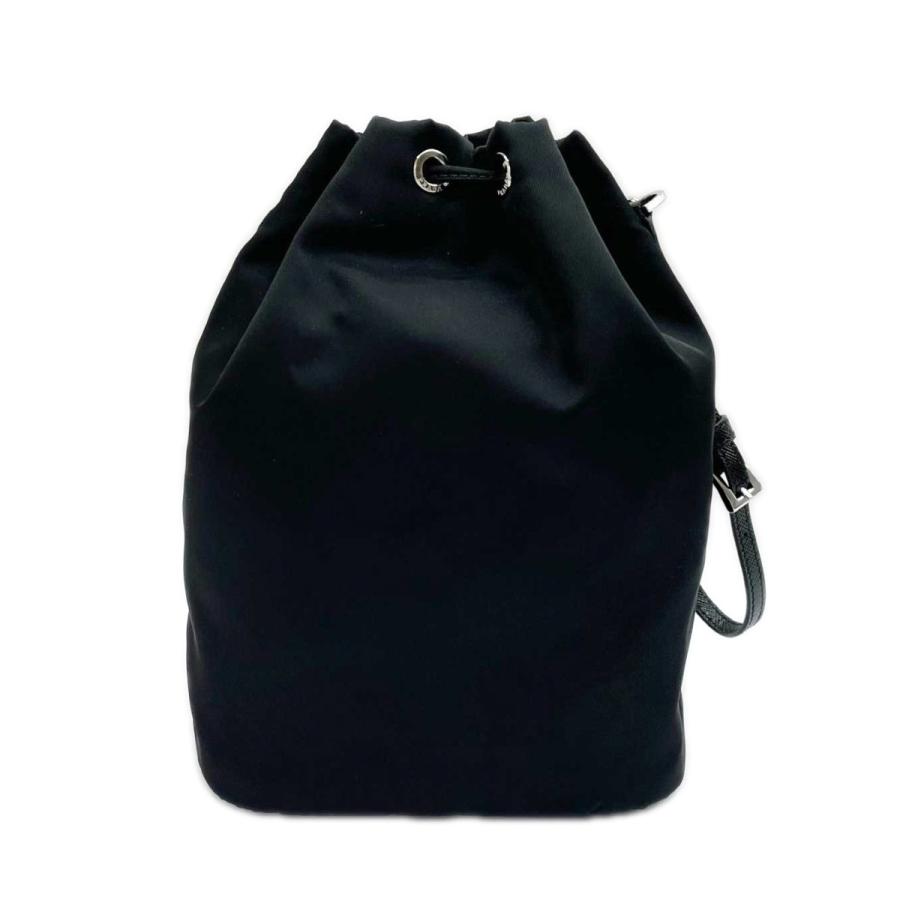 美品！ PRADA プラダ 巾着 ポーチ PRADA（プラダ） 巾着バッグ ナイロン カバン ポーチ レディース 黒