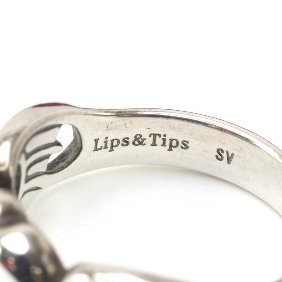 $$ Lips&Tips リング 12号 SILVER925 やや傷や汚れあり_1