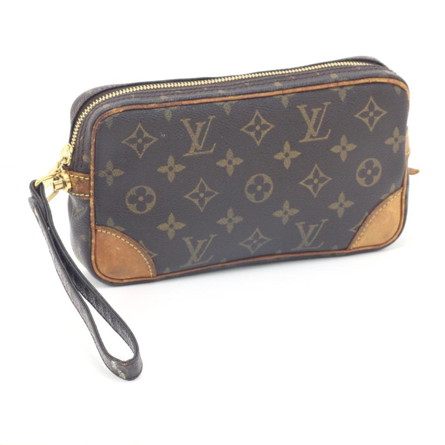 ★３日以内返品可★ LOUIS VUITTON ルイ ヴィトン M51827 モノグラム マルリー ドラゴンヌPM ブラウン バッグ