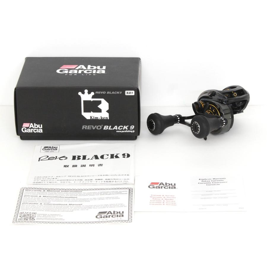 Abu Garcia アブガルシア REVO BLACK 9 ベイトリール 傷や汚れあり