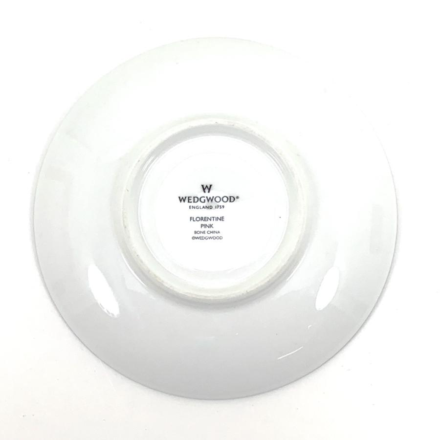 $$  WEDGWOOD ウェッジウッド FLORENTINE PINK カップ＆ソーサー 1P 目立った傷や汚れなしの画像