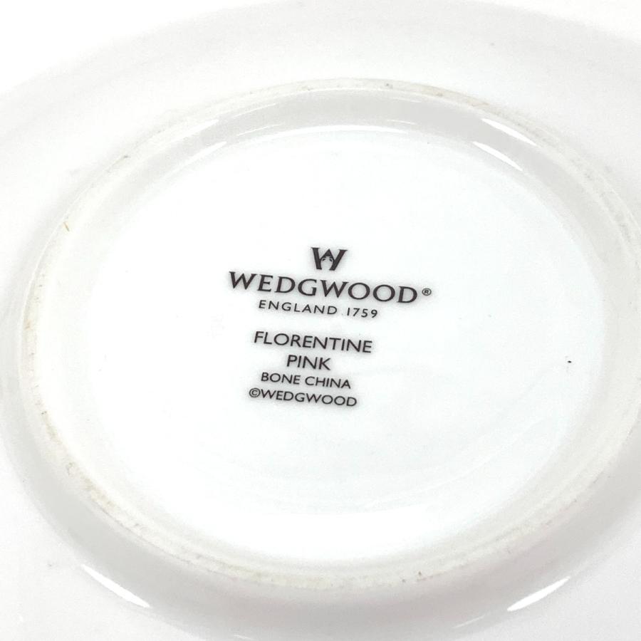 $$  WEDGWOOD ウェッジウッド FLORENTINE PINK カップ＆ソーサー 1P 目立った傷や汚れなしの画像
