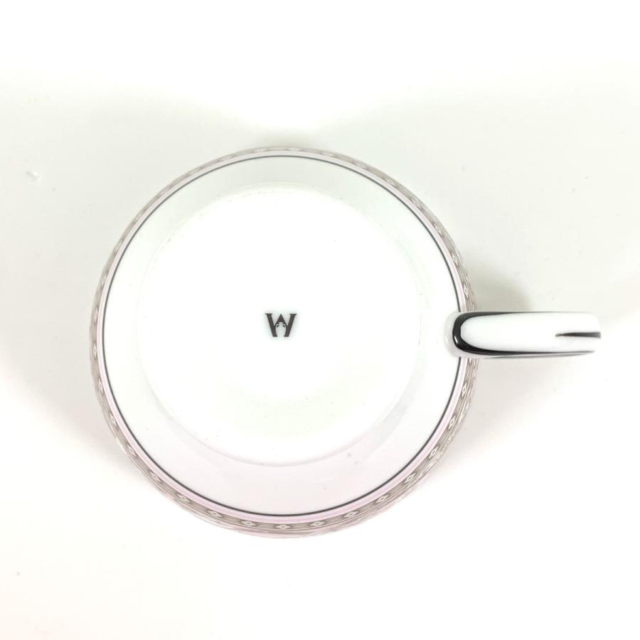 $$  WEDGWOOD ウェッジウッド FLORENTINE PINK カップ＆ソーサー 1P 目立った傷や汚れなしの画像